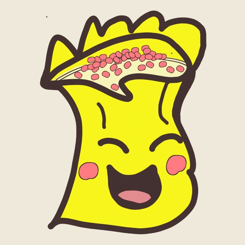 funny yellow dim sum