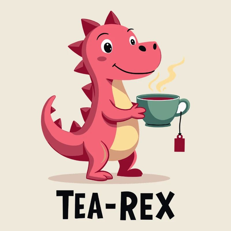 Tea-Rex Dino aime le thé