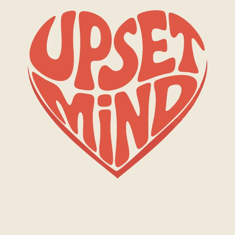 Upset Mind – Retro Herz Design