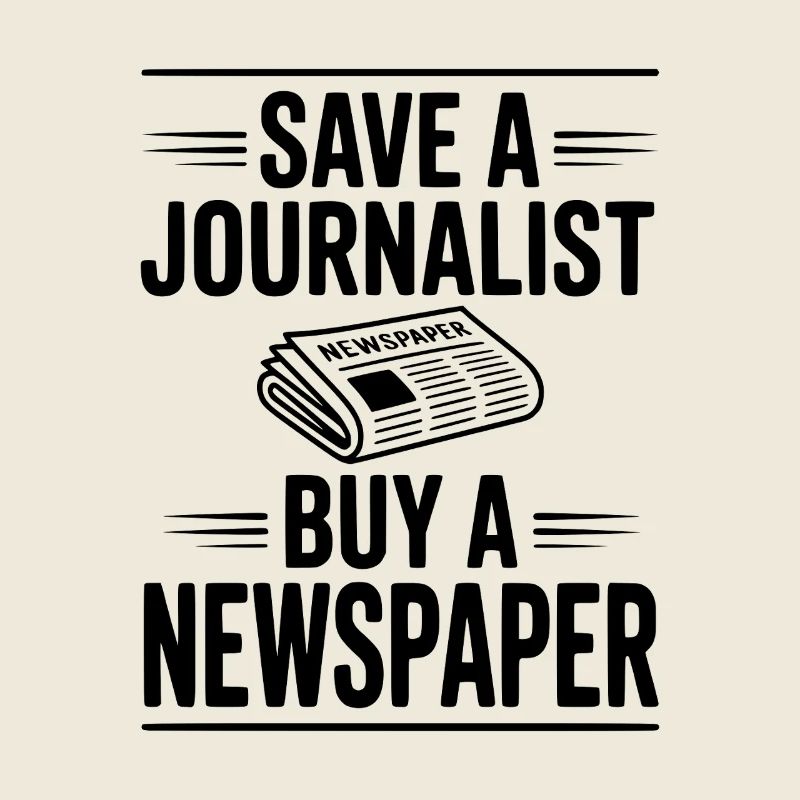 Retten Sie einen Journalisten, kaufen Sie eine Zeitung