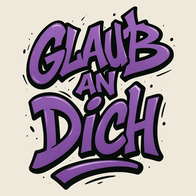 Glaub an Dich Graffiti