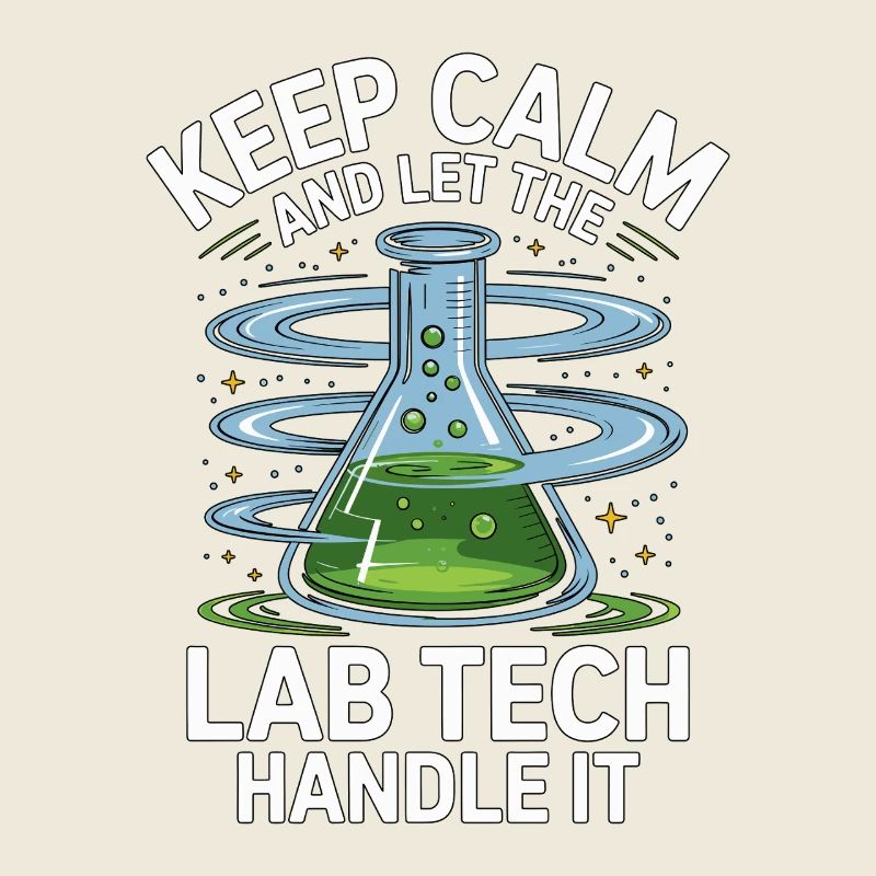 Technicien de laboratoire Keep Calm et Technologue médical