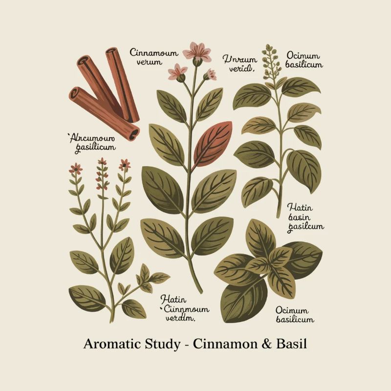 Aromatic Study – Cinnamon & Basil