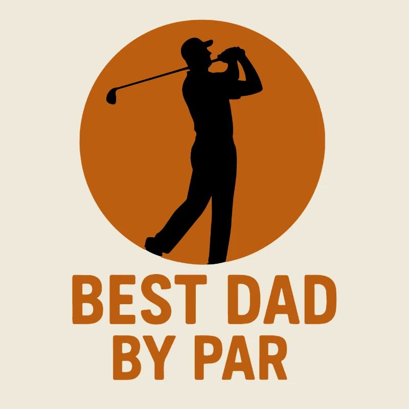 Bester Vater nach Par Golfen Golfer Spaß Vatertag