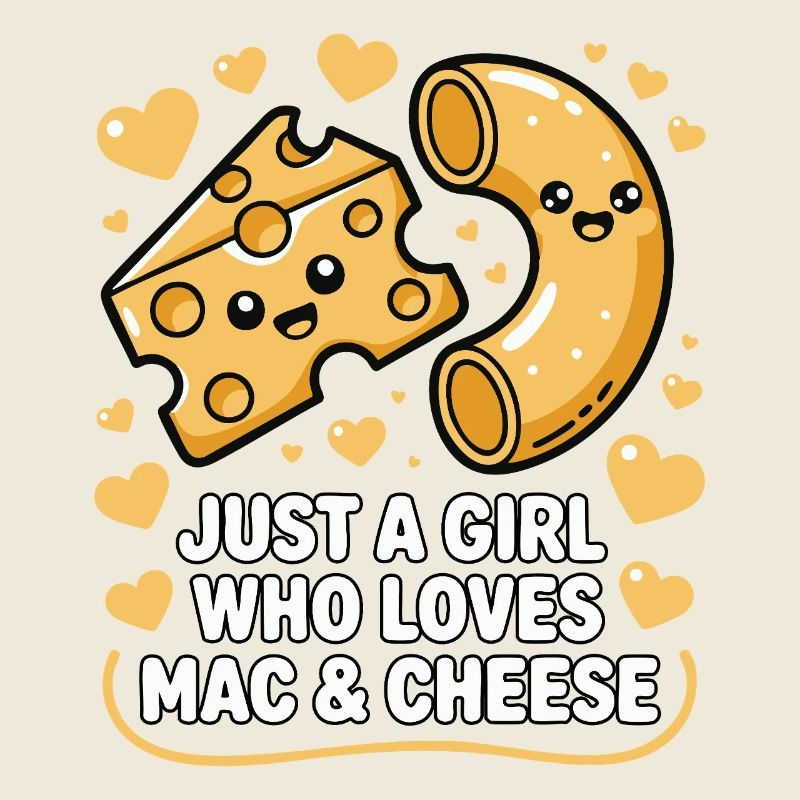 Mac & Cheese Lover - Kawaii Design