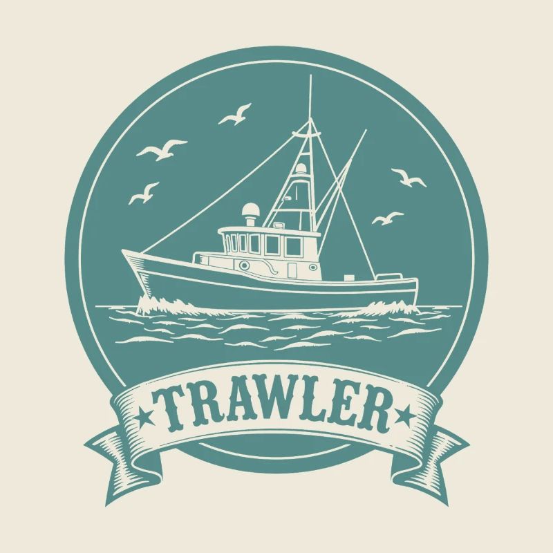 Trawler Fischkutter Ahoi Maritim