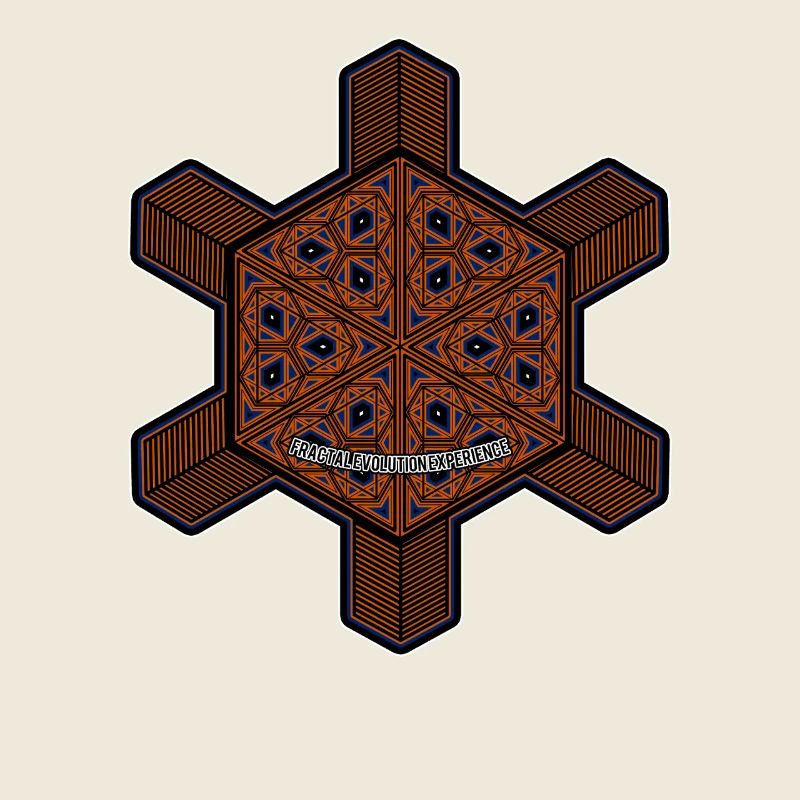 Fractal Evolution Mandala Goa Psy Rave Festival