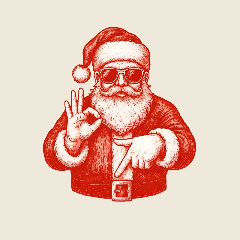 Santa Claus Six Seven Meme Humor