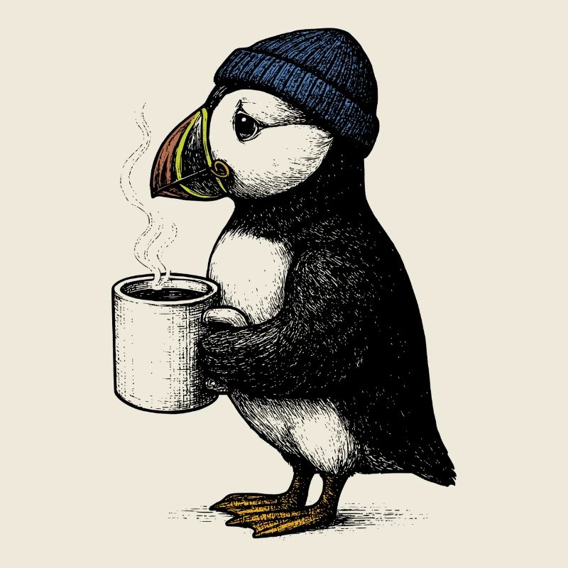 Macareux du café