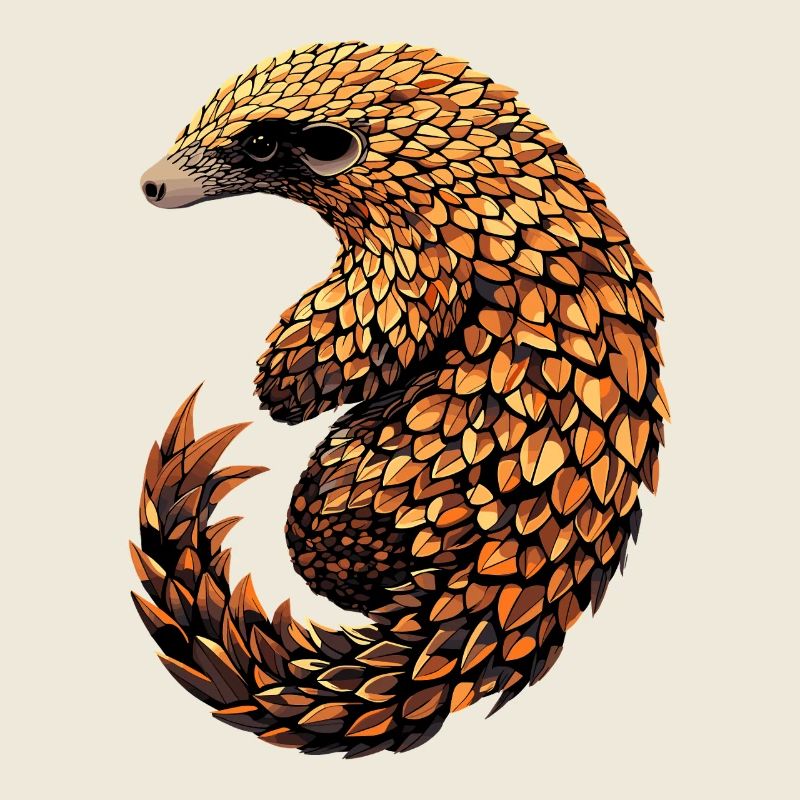Pangolin Pangolin Pine Cone Pangolins