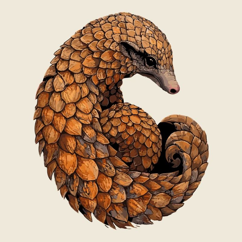 Pangolin Pangolin Pine Cone Pangolins