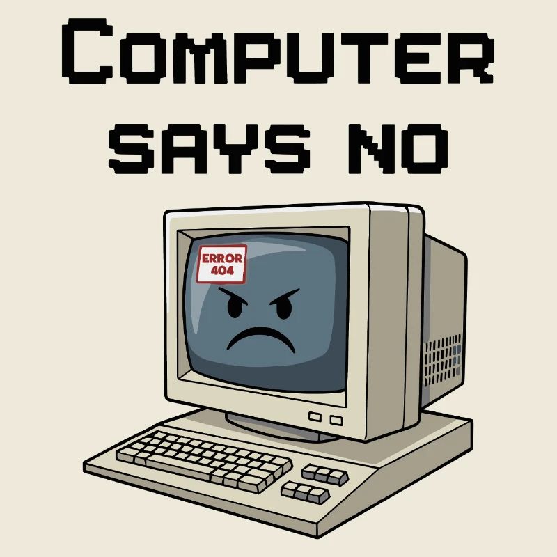 Retro Computer 404 Fehler