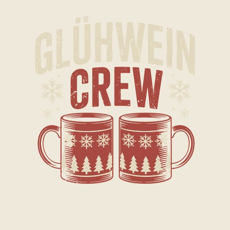 Équipe du vin chaud Marché de Noël joyeux