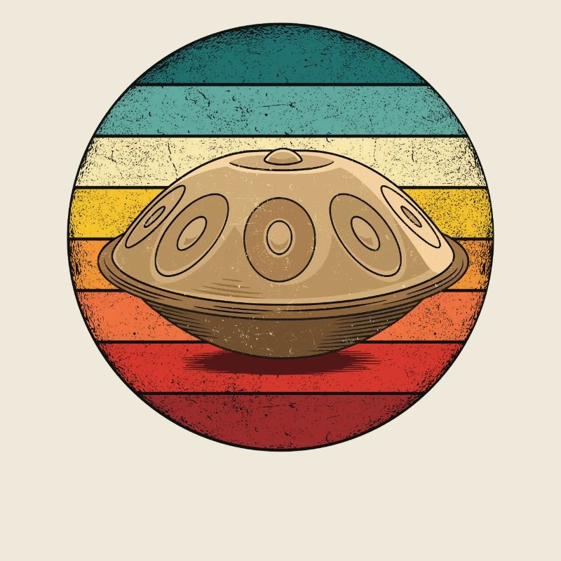 Retro Handpan Hang Drum