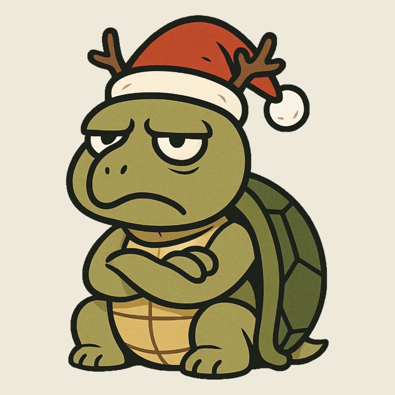 La Tortue de Noël Sombre
