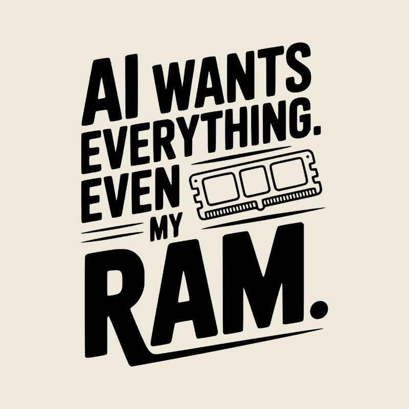 L’IA veut tout. Même ma RAM.