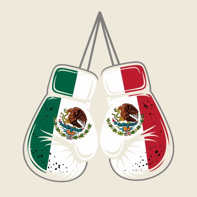 Mexiko Flaggen Boxhandschuhe