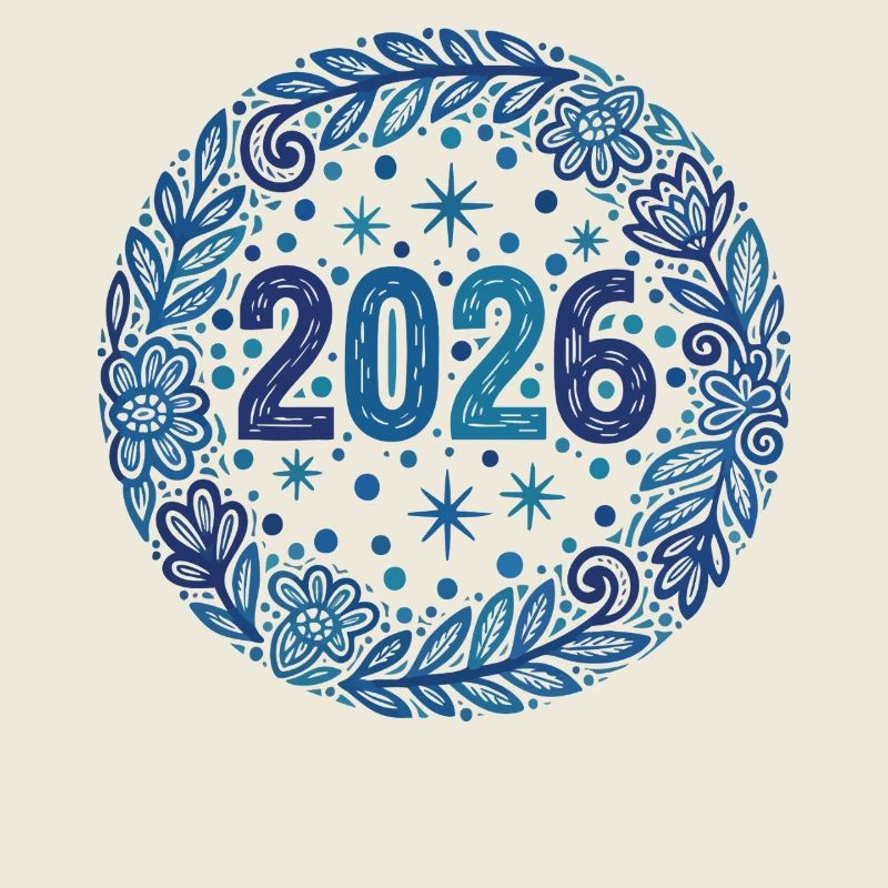 Conception de la fête du réveillon du Nouvel An 2026