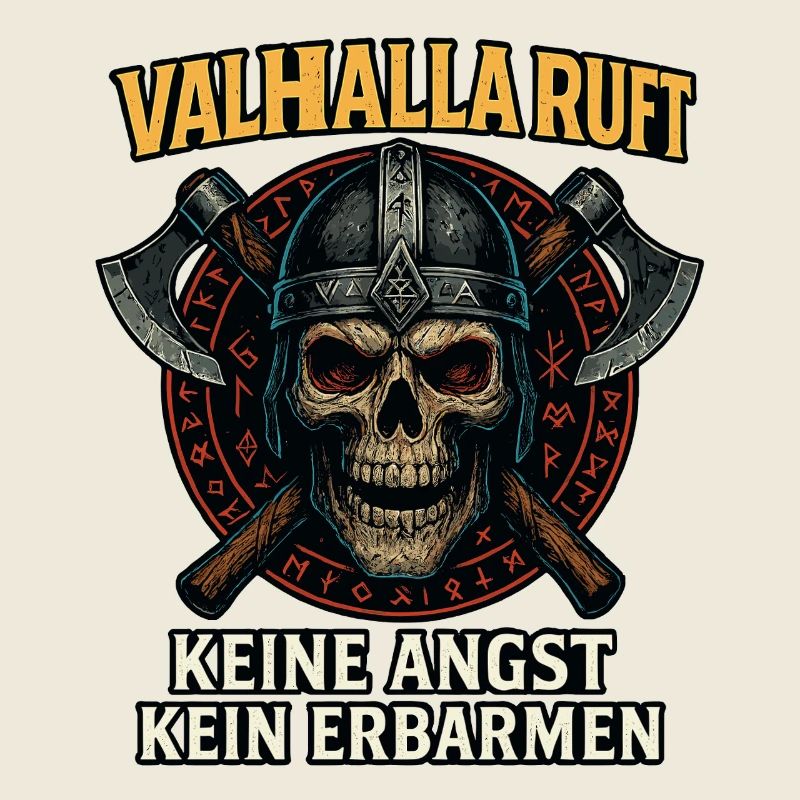 valhalla ruft krieger, wikinger spruch shirt