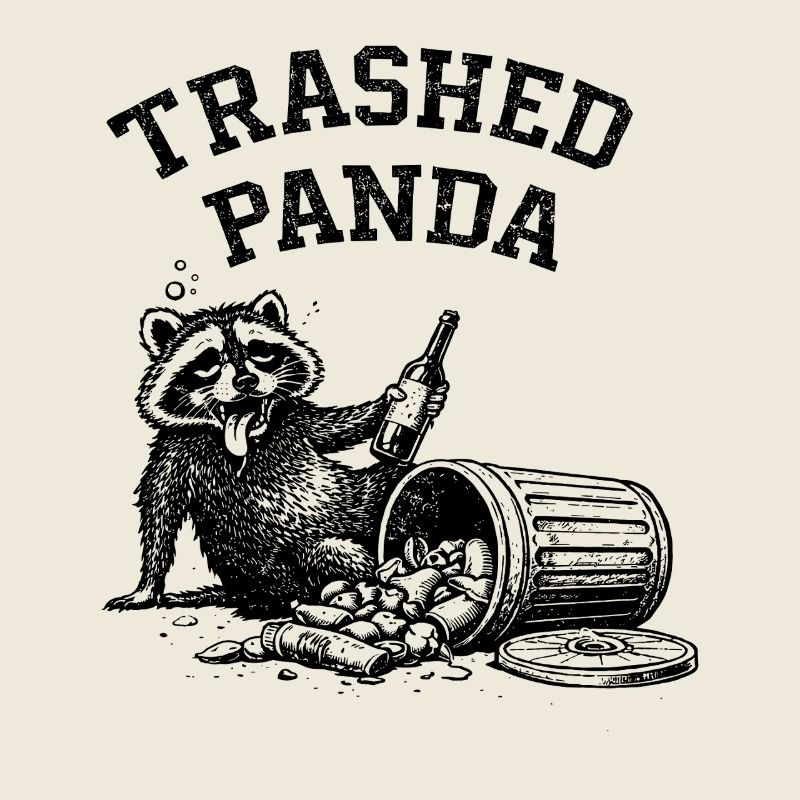 Trashed Panda