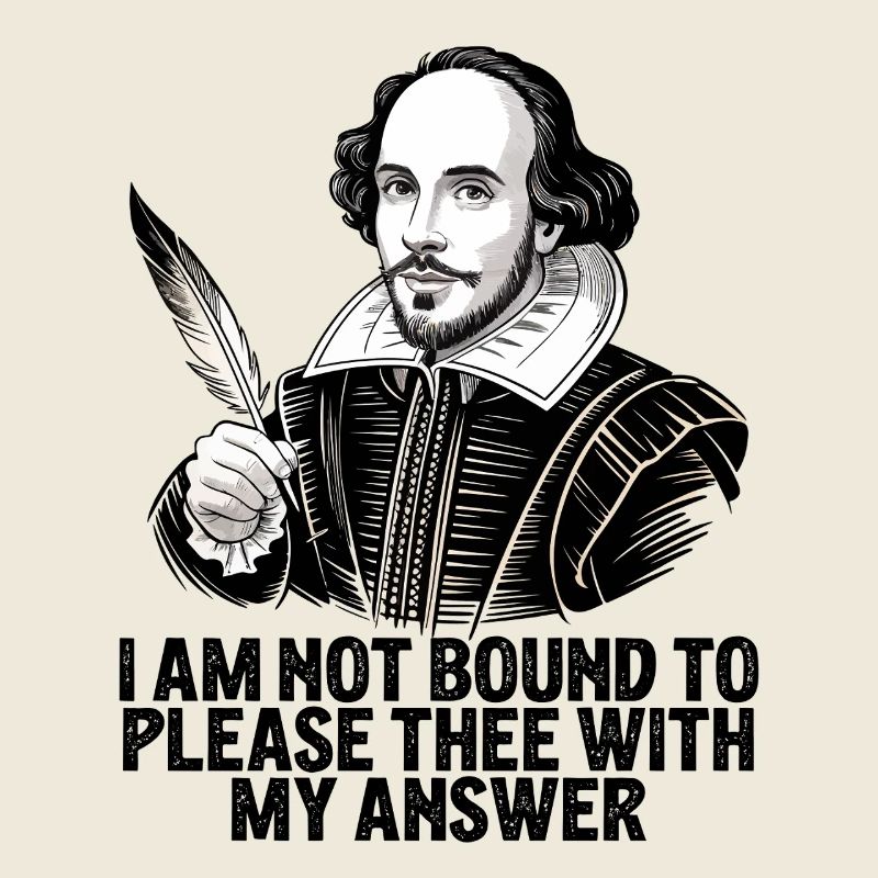 William Shakespeare S’Invite avec ma réponse