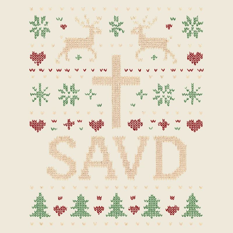 Weihnachtspullover gerettet Christlicher Glaube Je