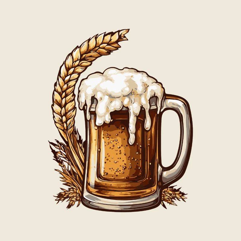 Bier Bierglas Weizenbier