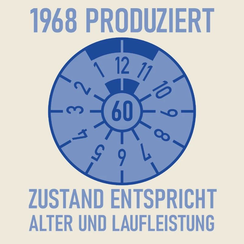 1968 Born 60th Birthday Car Tuning