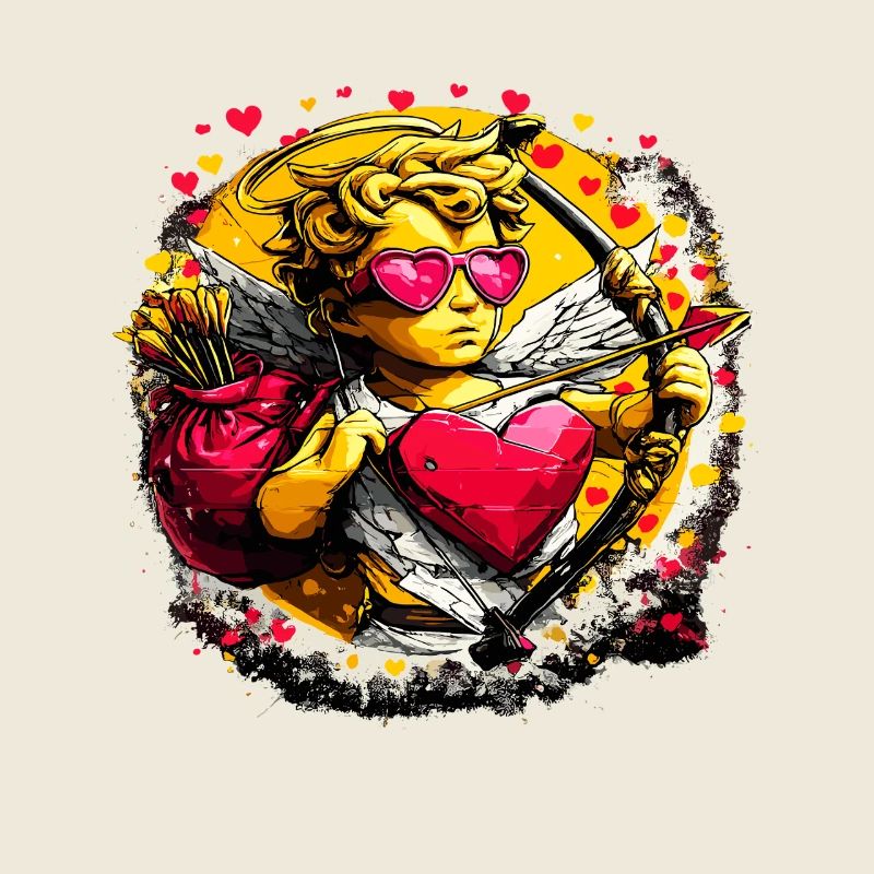 Cupid Graffiti Herzbogen