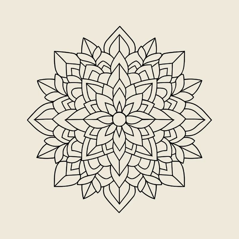 Florales Mandala
