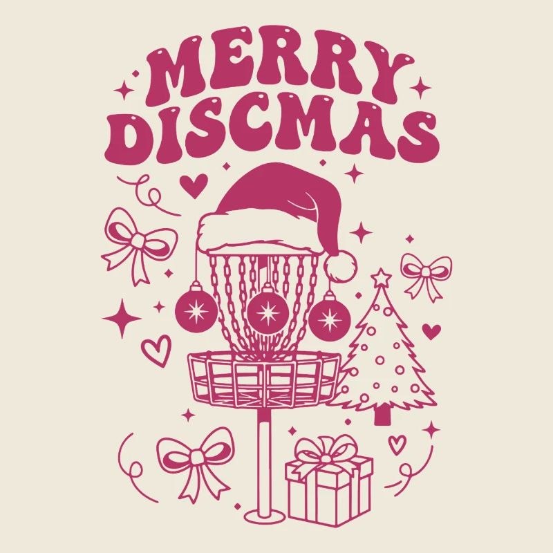 Joyeux Discmas Disc Golf Drôle Disc Basket Flying Disc