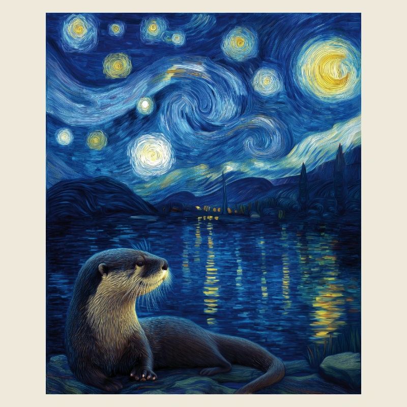 Loutre Van Gogh