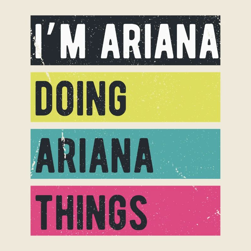 Je suis Ariana Faisant des choses Ariana Couleurs Rétro