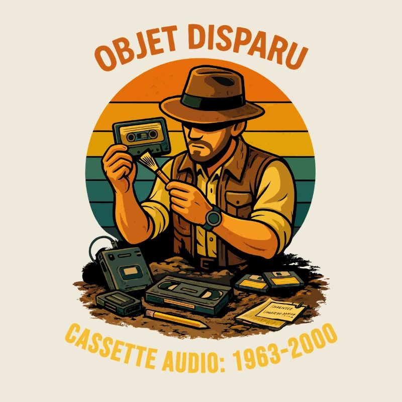 Retro Humor Cassette Tape 80s Nostalgia