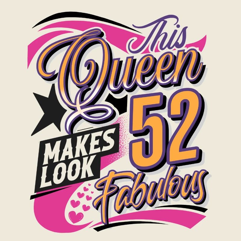 Reine du 52e anniversaire