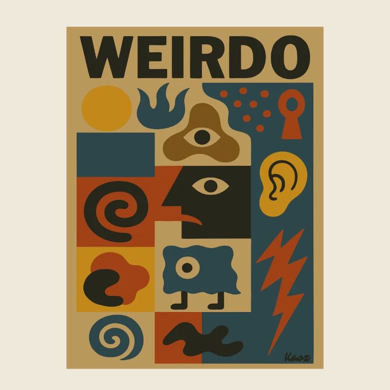 Weirdo Kaleidoscope Pattern