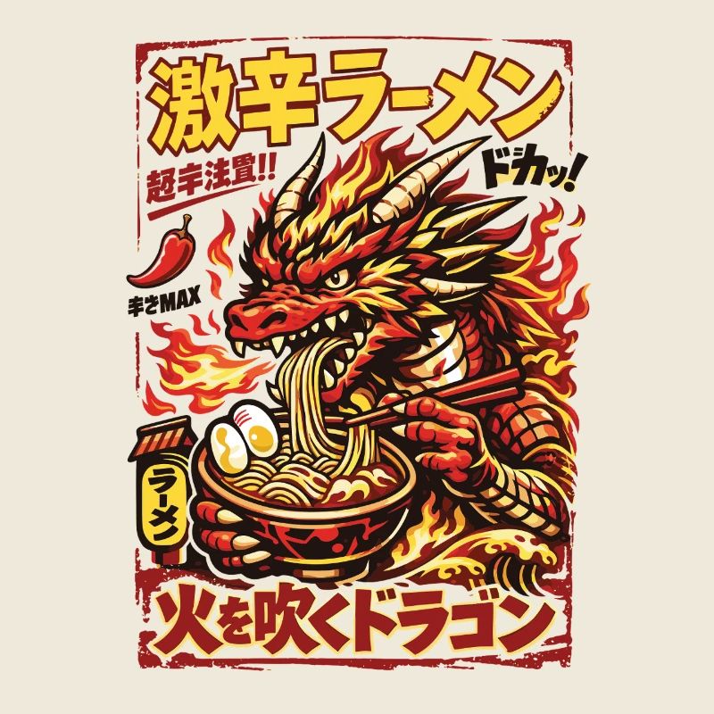 Dragons | Ramen | Soupe de nouilles | Extra épicé