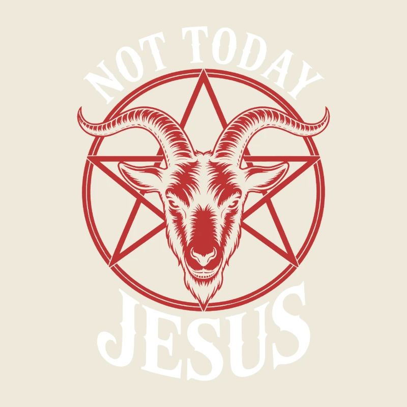 Nicht heute Jesus Goat Tee