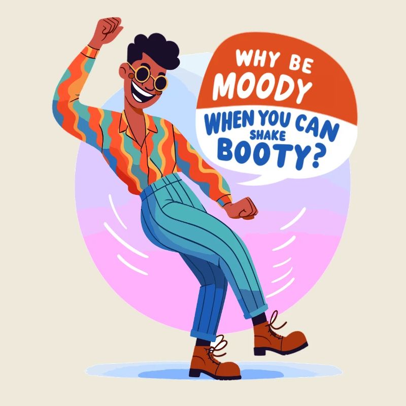 Disco boogie: Why gloomy mood?