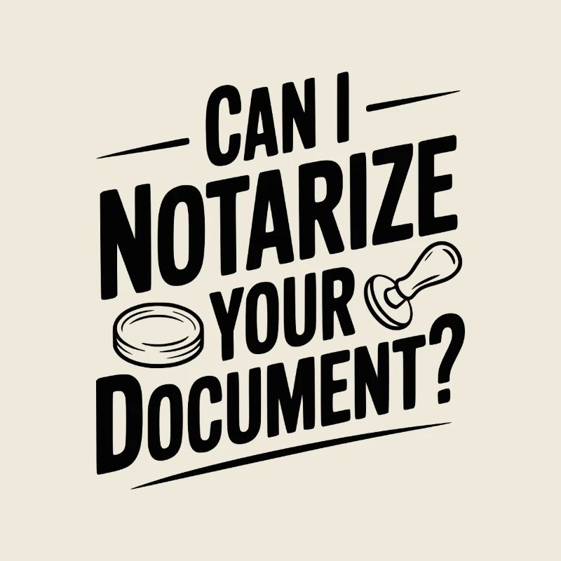 Can I Notarize Your Document?