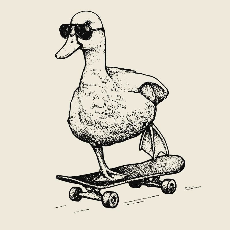 Skater Ente