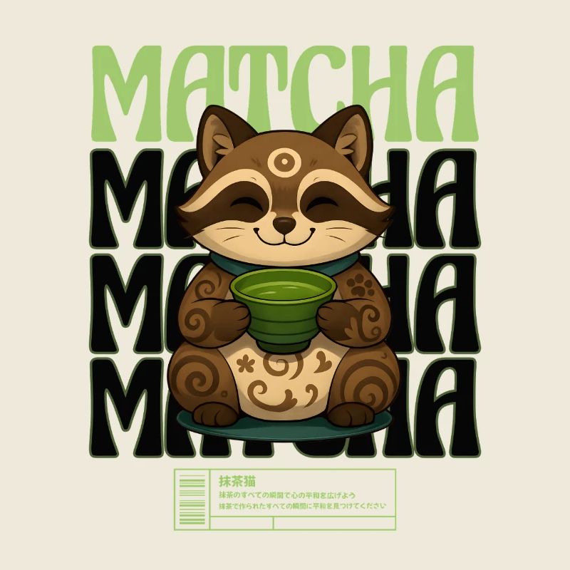 Matcha Chaton Maneki Neko