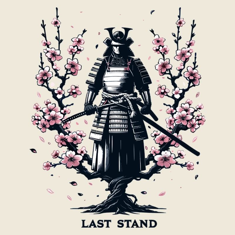 Samurai im Kirschblütenzauber