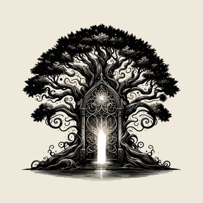 Porte de Lumière de l’Arbre de Cristal