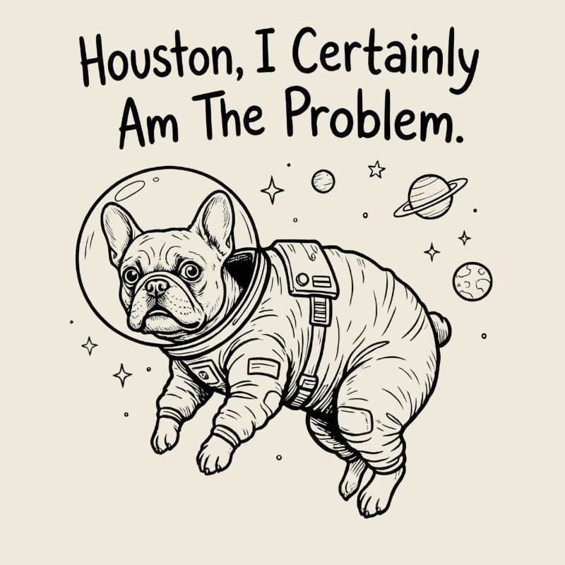 Frenchie im All – I Certainly Am The Problem