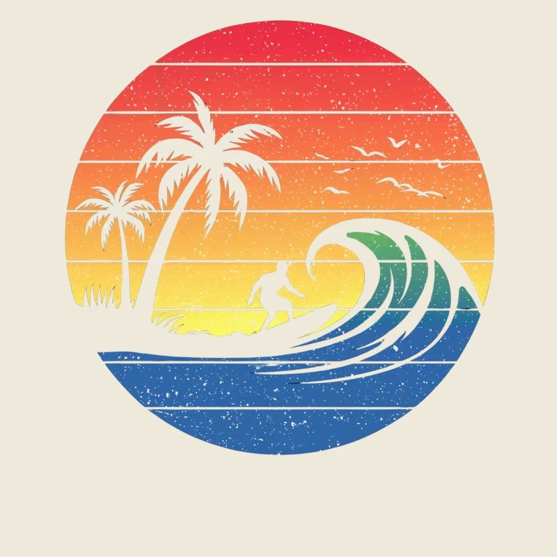Cercle de Surf du Coucher du Soleil
