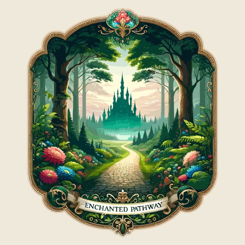 Enchanted path to the castle