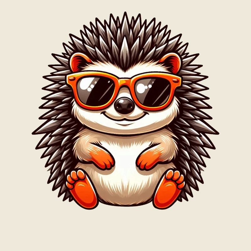 Igel Mit Sonnenbrille Igel Sarkasmus Tierliebhaber