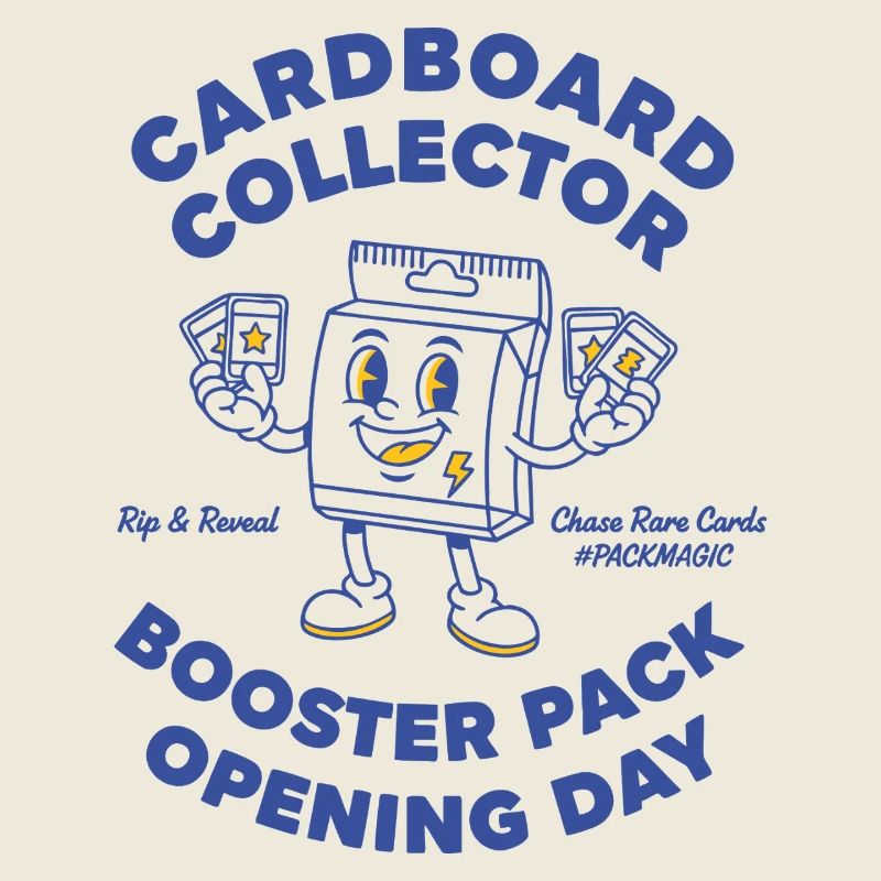 Cardboard Collector Booster Pack Opening Day