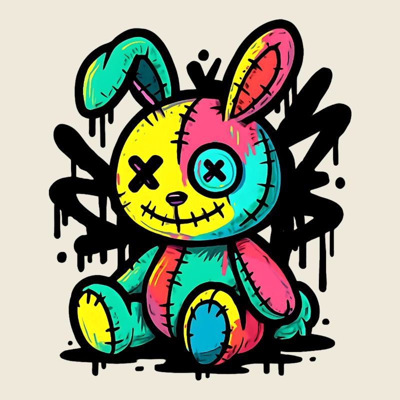 Goth Bunny Horror Rabbit Gothic Gruselig Gruselig